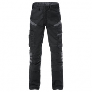 Fristads Black/Grey Work Trousers 2555 STFP (Short)