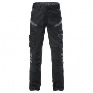 Fristads Black/Grey Work Trousers 2555 STFP (Tall)