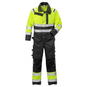 Fristads Hi-Vis Yellow/Black Work Coveralls Class 3 (8026 PLU)