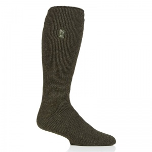 Heat Holders Men's Green Outdoor Socks (Pack of Two Pairs)
