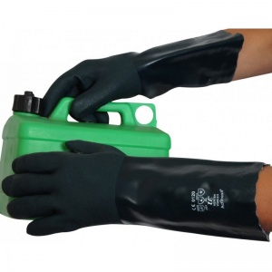 UCi Green 16'' Double Dipped PVC Gauntlet Gloves V340
