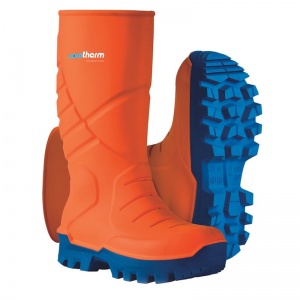 Grubs Noratherm PU Waterproof Anti-Slip Puncture-Resistant Safety Wellington Boots (Orange)