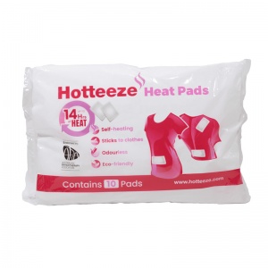 Hotteeze Self-Adhesive Heat Pad for Back Pain (Pack of 10)