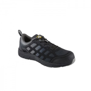 JCB Cagelow Black S1P SRC Lightweight Safety Trainers
