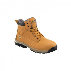 JCB Workmax Honey Anti-Static Slip-Resistant Leather Safety Boots