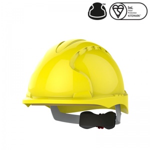 JSP EVO3 Yellow Electrical Safety Micro Peak Hard Hat