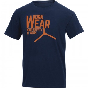 Delta Plus LAZIO Navy Cotton T-Shirt