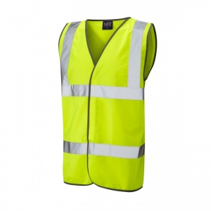 Leo Workwear W01 Tarka Yellow Hi-Vis Vest