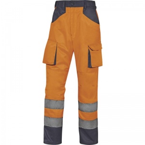 Delta Plus M2PHV Hi-Vis Orange Working Trousers