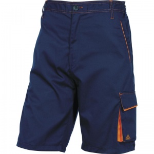 Delta Plus M6BER Navy and Orange Bermuda Working Shorts