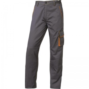 Delta Plus M6PAN Grey and Orange Panostyle Working Trousers
