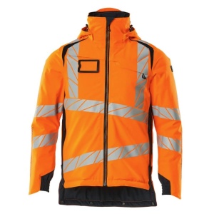 Heatlok Hi-Vis Winter Work Gloves – Waterproof Insulated, Size XL, Orange/Black