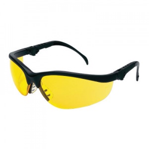 MCR Safety Klondike Plus Amber Lens Safety Glasses