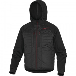 Delta Plus MOOVE Ripstop Quilted Black and Red Jacket