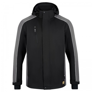 Orn Workwear Avocet EarthPro Eco-Friendly Rain Jacket with Bodywarmer (Black/Graphite)