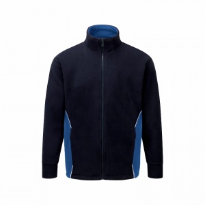 Orn Workwear Silverswift Two-Tone Fleece Jacket (Navy/Royal Blue)