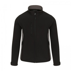 Orn Workwear Silverswift Two-Tone Waterproof Softshell Jacket (Black/Graphite)