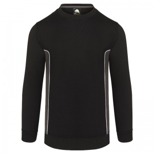Orn Workwear Silverswift Two-Tone Work Sweatshirt (Black/Graphite)