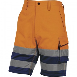 Delta Plus PHBE2 Hi-Vis Orange Bermuda Shorts