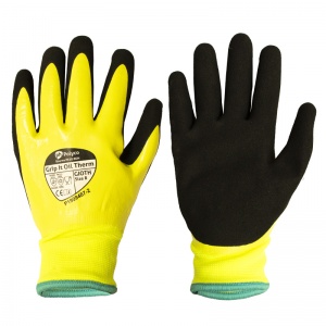 Polyco Grip It Hi-Vis Waterproof Thermal Oil GIOTH Gloves