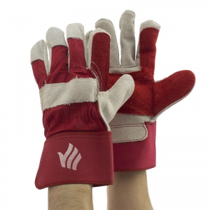 Polyco Rigmaster Palm-Coated Chrome Leather Rigger Gloves LR143DP