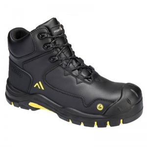 Portwest FC18 FX2 Apex Composite Mid-Height Safety Boots (Black/Yellow)