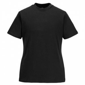 Portwest B192 Women's Premium Cotton Work T-Shirt (Black)