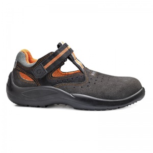 Portwest Base B0116 Summer Anti-Static Puncture-Resistant Safety Sandals (Grey/Orange)