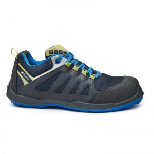 Portwest Base B0657 PADDLE Low Safety Trainers S1P SRC (Navy/Yellow)