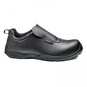 Portwest Base B0696 Cooking Anti-Static Water-Resistant Metal-Free Slip-On Safety Shoes (Black)