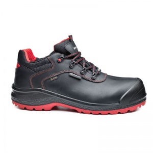 Portwest Base B0894 Be-Dry Water-Resistant Low Safety Shoes S3 WR CI HRO SRC (Black/Red)