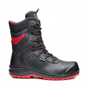 Portwest Base B0896 Be-Dry Top Anti-Static Water-Resistant Puncture-Resistant Heat-Resistant Metal-Free Men's Safety Boots (Black/Red)