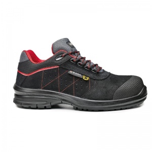 Portwest Base B0953 Quasar Anti-Static Puncture-Resistant Metal-Free Safety Shoes (Black/Red)
