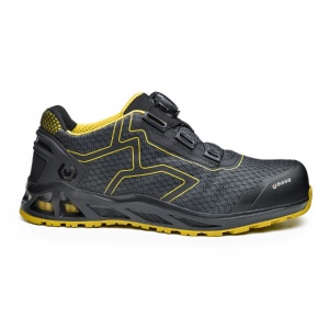 Portwest Base B1005 K-Trek Black/Yellow Anti-Static Heat-Resistant Safety Shoes