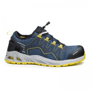 Portwest Base B1006 K-Walk Blue/Yellow Anti-Static Heat-Resistant Safety Shoes