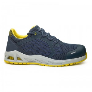 Portwest Base B1015 K-SPRINT Low Safety Trainers S1P SRC (Navy/Yellow)