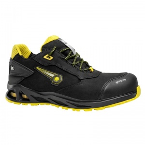 Portwest Base B1041 K-HURRY/K-BOOGIE Low Safety Shoes S3 (Black/Yellow)