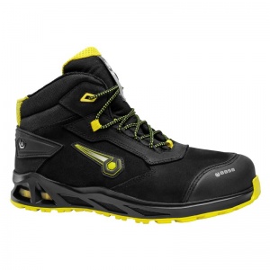 Portwest Base B1042 K-HURRY TOP/K-BOOGIE TOP High Safety Shoes S3 (Black/Yellow)