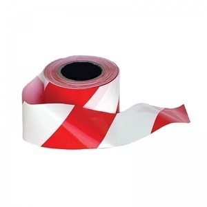 Portwest BT10 Red/White Warning Tape (Box of 18)