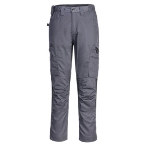 Portwest CD881 WX2 Eco Stretch Recycled Trade Trousers (Metal Grey)
