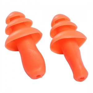 Portwest EP10 Reusable Orange TPR 31dB Cordless Ear Plugs (50 Pairs)