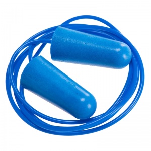 Portwest EP30 Blue Detectable Corded 33dB PU Ear Plugs (200 Pairs)