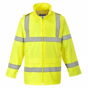 Portwest H440 Hi-Vis Yellow Rain Jacket