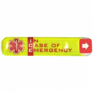 Portwest ID10 Yellow Emergency Information ID Holder (ICE Sticker)