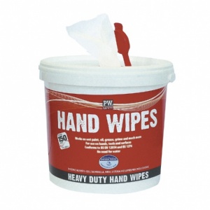 Portwest IW10 White Antibacterial Hand Wipes (150 Wipes)