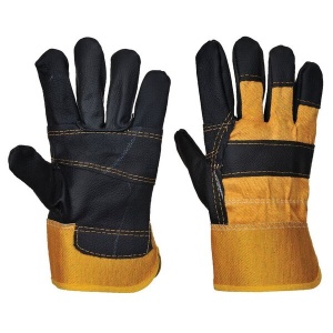 Portwest A200 Leather Rigger Gloves with Safety Cuff