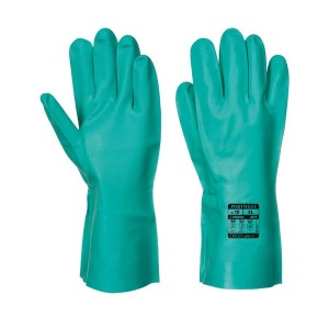 Portwest Nitrosafe Chemical-Resistant Gauntlet Gloves A810