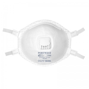 Portwest P309 FFP3 White Valved Respirators (Blister Pack of 2)