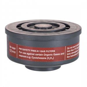 Portwest P900 A1 Gas Filter with Special Thread Connection (Pack of 6)