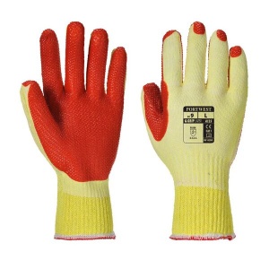Portwest A135 Polycotton Latex-Coated Grip Gloves
